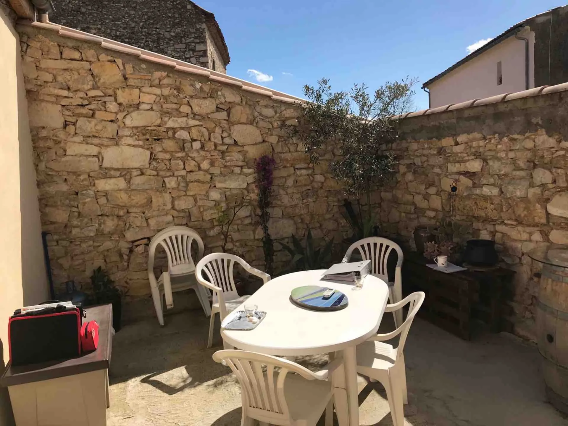 Rénovation  en pierre taillée à Causses et Veyran  proche de Béziers 