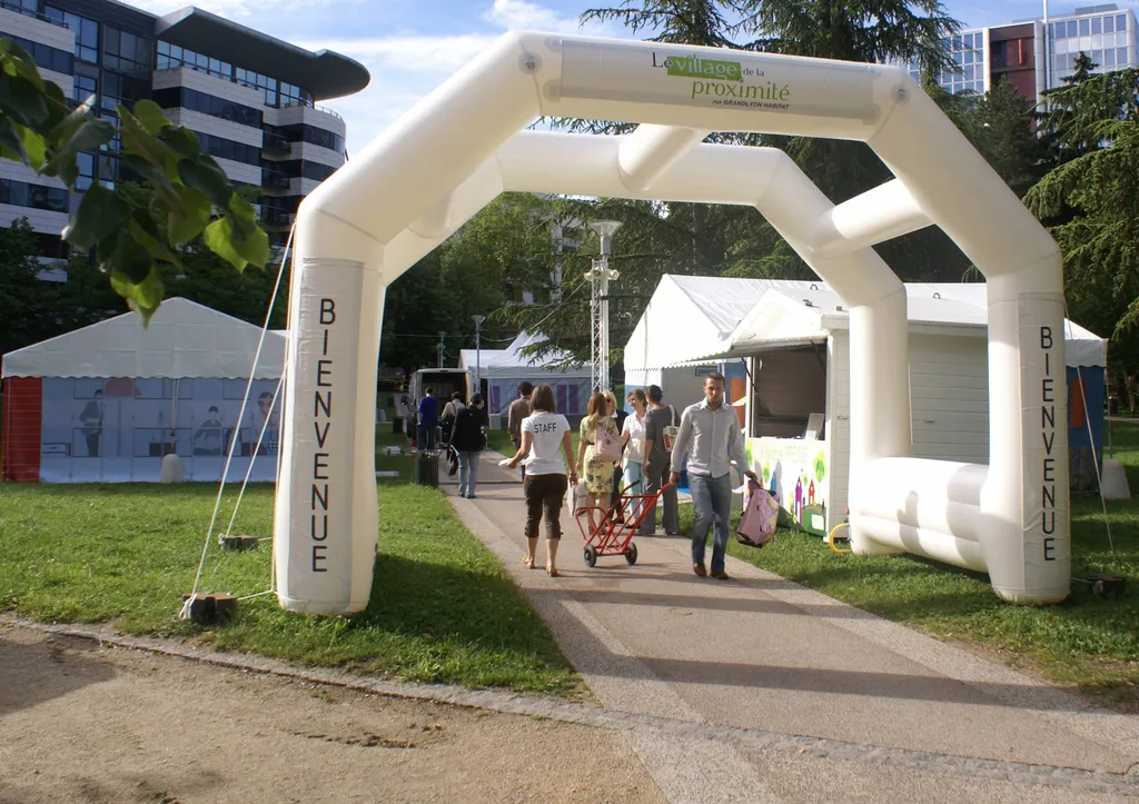 Location d'une arche gonflable a Lyon