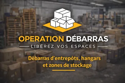 Débarras d’entrepôts, hangars et zones de stockage au Havre et dans l’agglomération