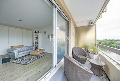 Magnifique 2 pièces au dernier étage avec balcon vue Seine