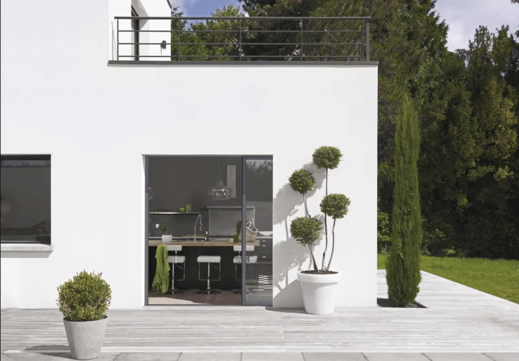 Mise en place de baie à galandage Aluminium Kline sur Istres