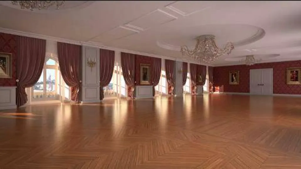 Pose de parquet au Palais du Pharo - Marseille