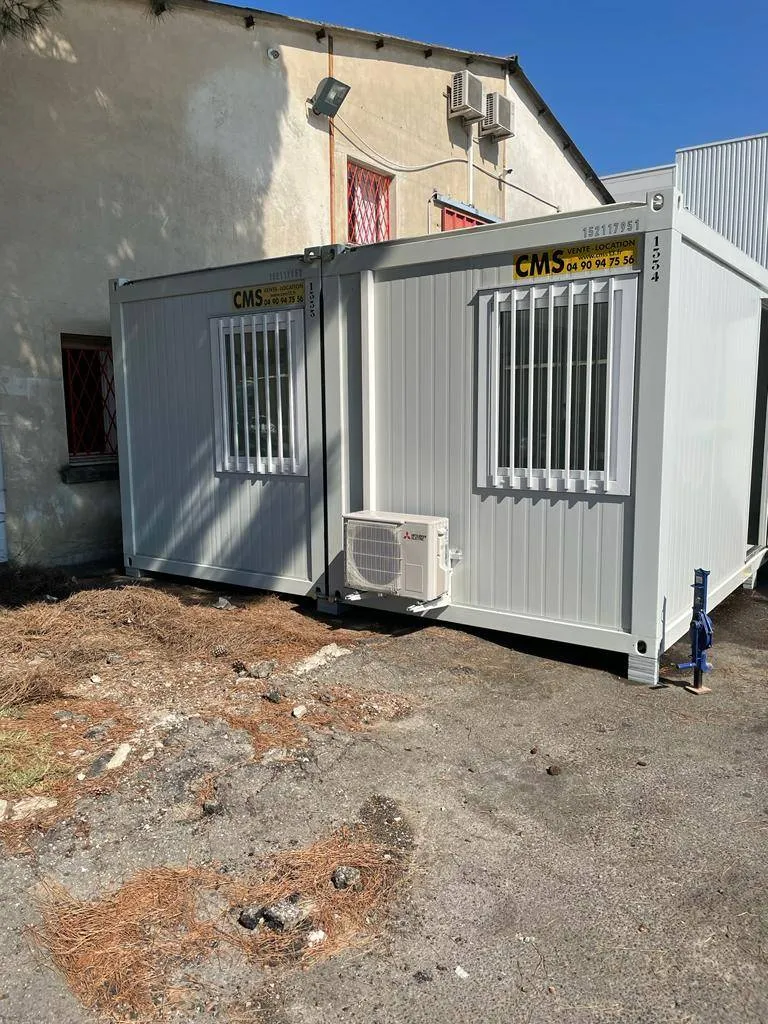 Location de structures modulaires pour une salle de réunion à Avignon Pour Véolia