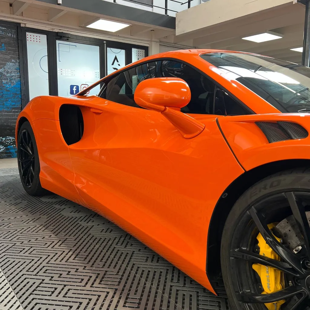 Covering high gloss
