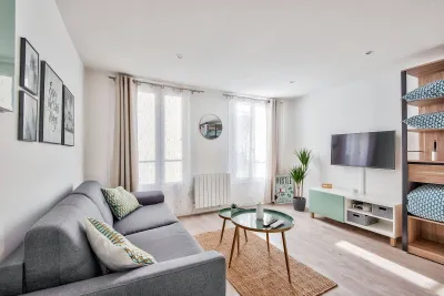 Shooting photo d'un appartement pour Airbnb à Pontoise dans le Val d'Oise