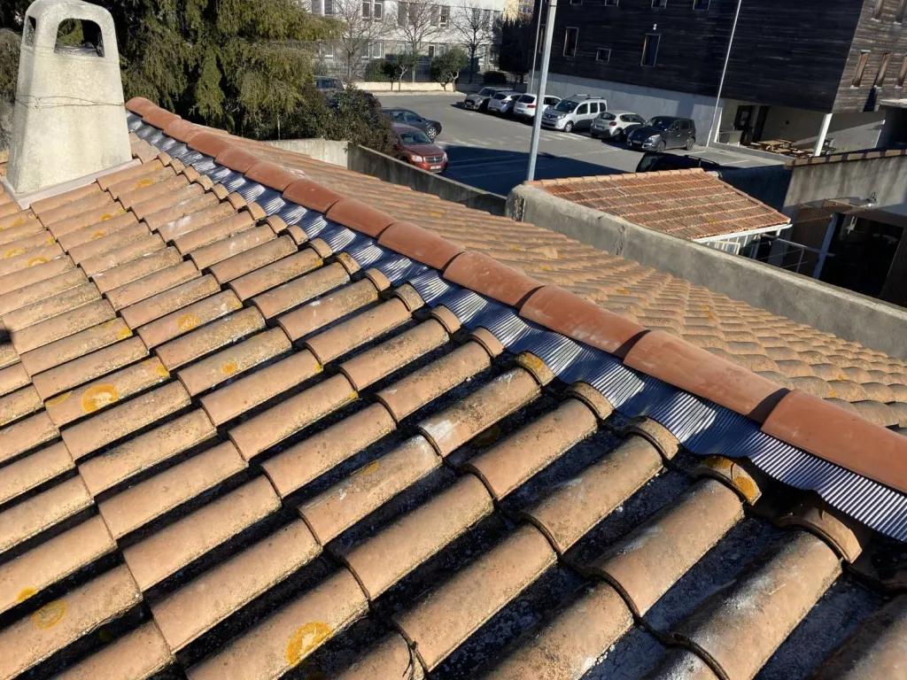 faitage closoir à sec fini sur aix en provence