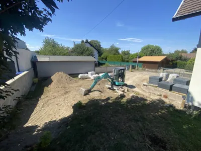 Entreprise pour un terrassement de terrain, à Sélestat dans le centre de l'Alsace CLK
