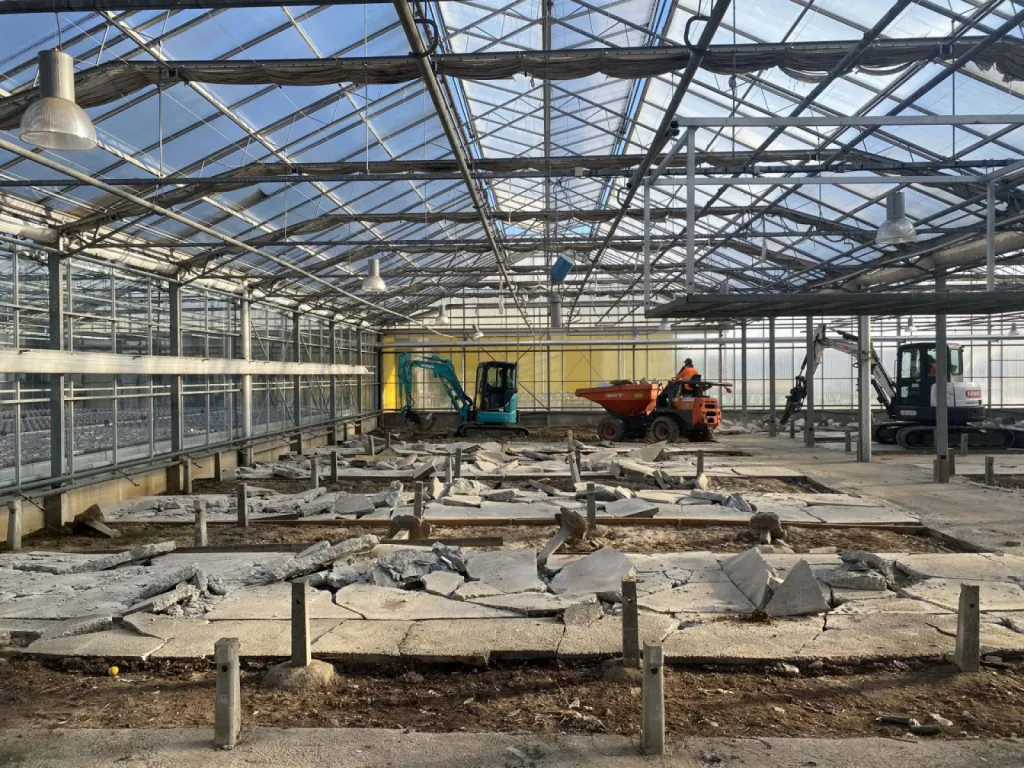 Démolition de béton pour une entreprise à Geispolsheim 