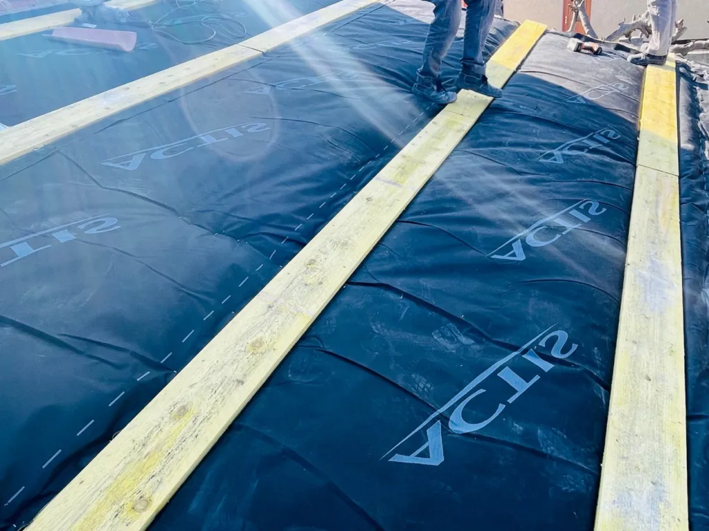 Changement d’une toiture de maison avec isolation sur Aix en Provence.