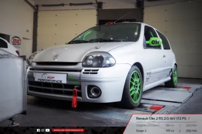 Reprogrammation moteur Salon de Provence - Renault Clio 2 RS 2.0 16V 172cv - ADP Performance