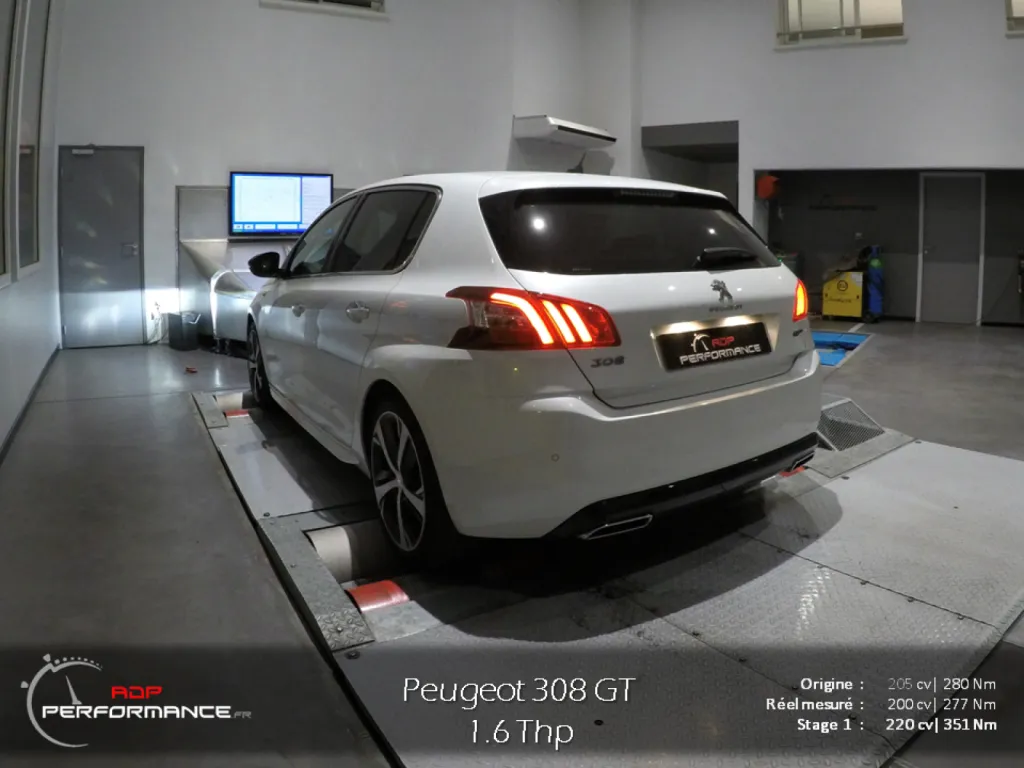 Reprogrammation moteur 308 gt