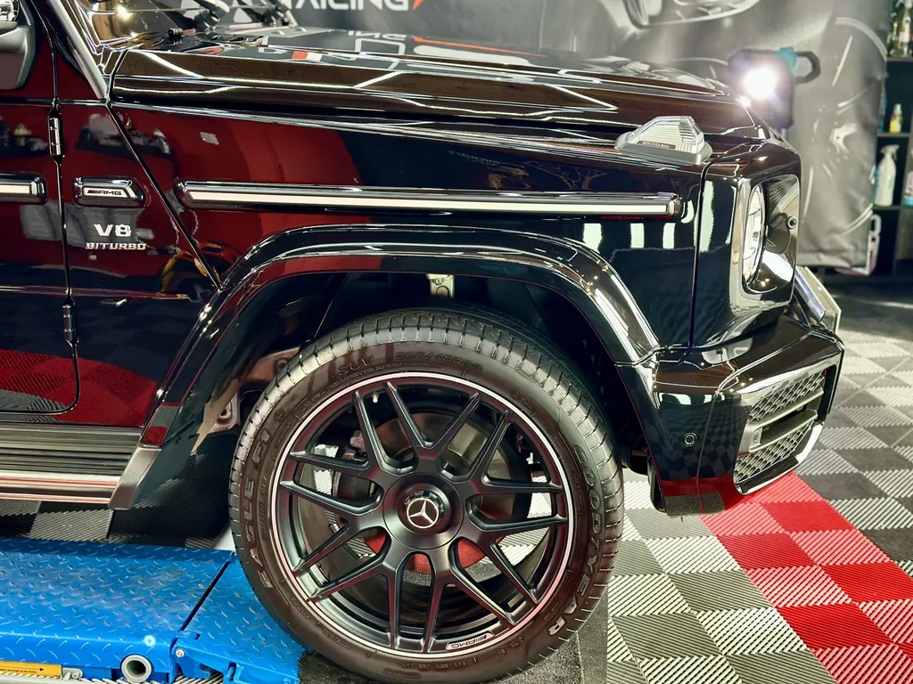 Protection carosserie traitement céramique lyon Mercedes G63 AMG