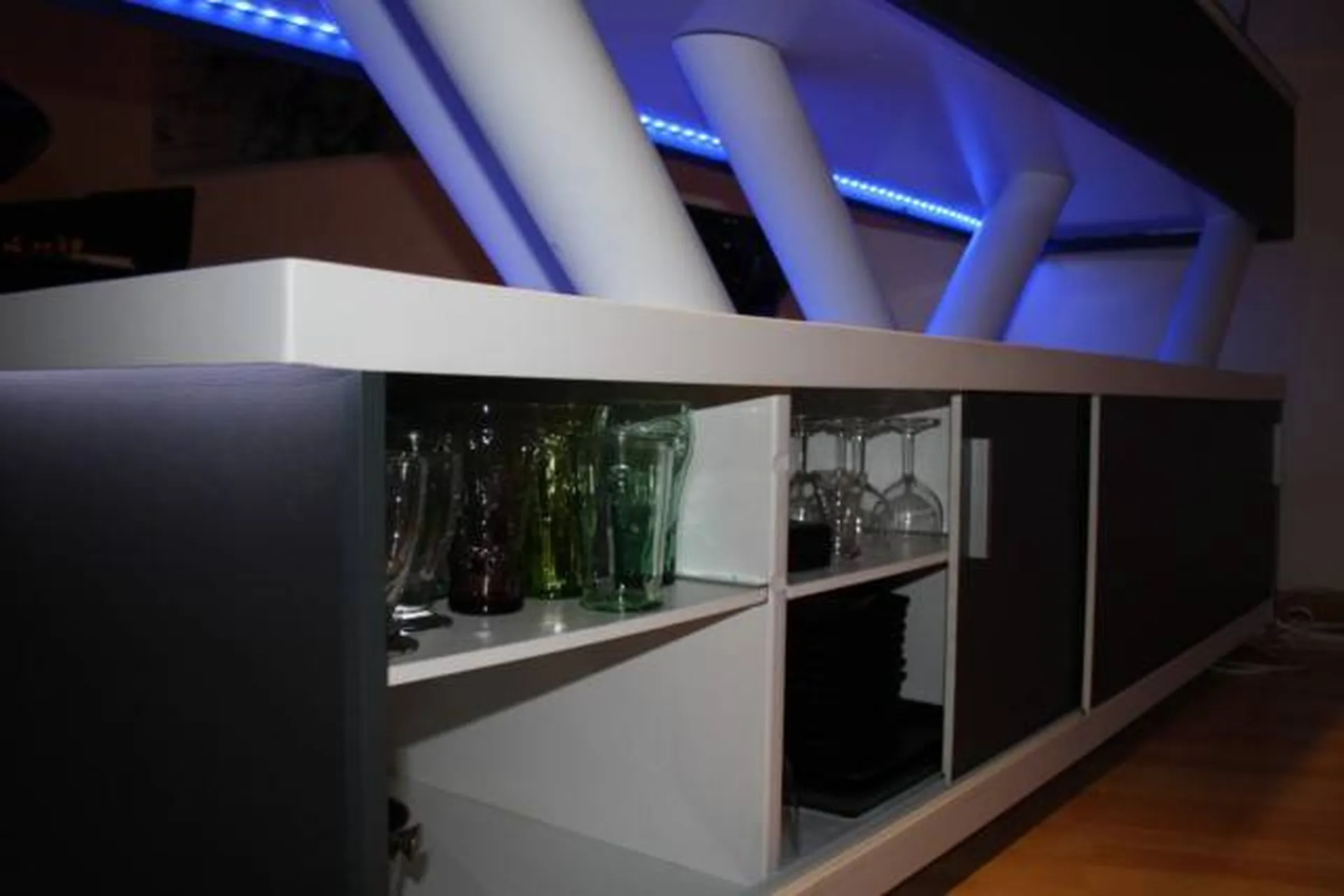 comptoir de bar sur mesure lumineux martigues