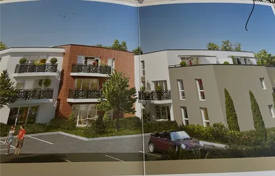A vendre bel appartement de 61 m² loué sur la commune de GRAND COURONNE 76530