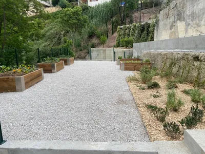 Potager en milieu urbain à Nice