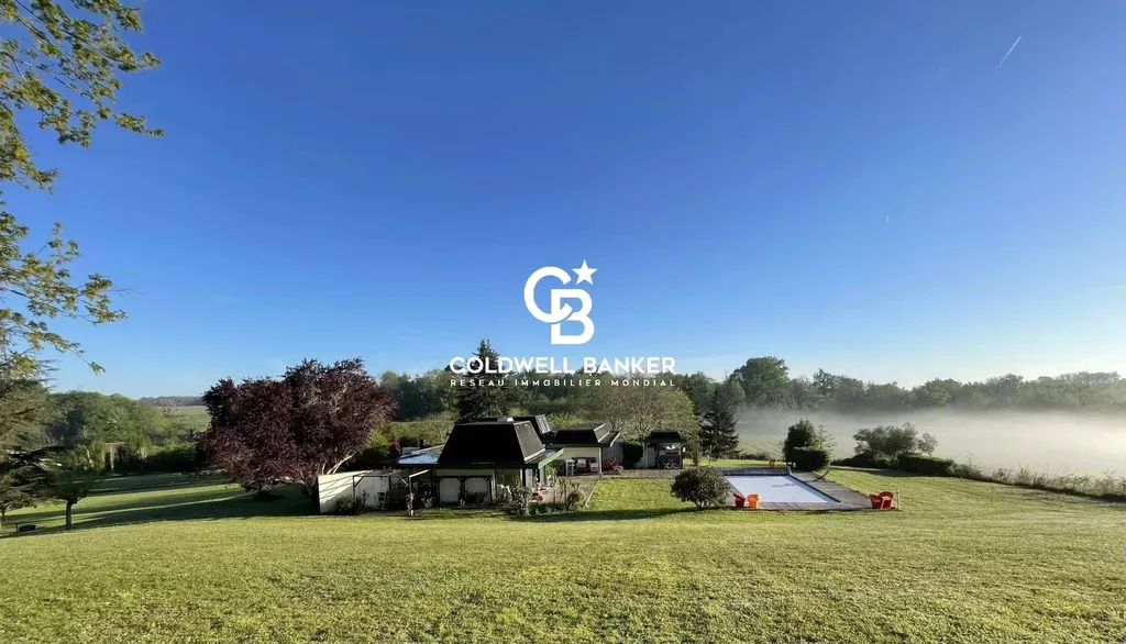 Maison d’architecte à vendre à 30 minutes de Bordeaux - vue panoramique et parc arboré