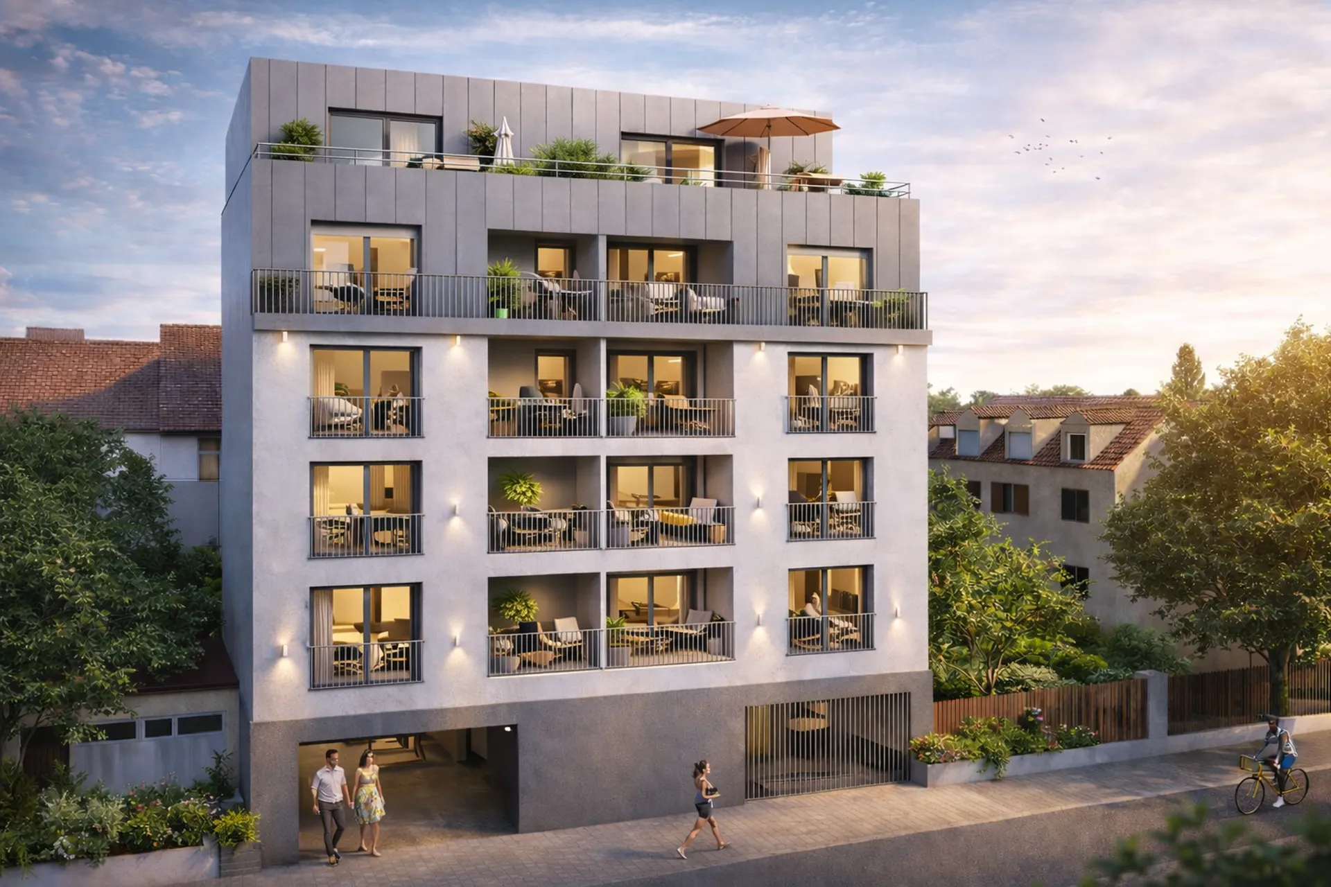 Appartements neufs à Strasbourg dans le quartier du Neudorf 