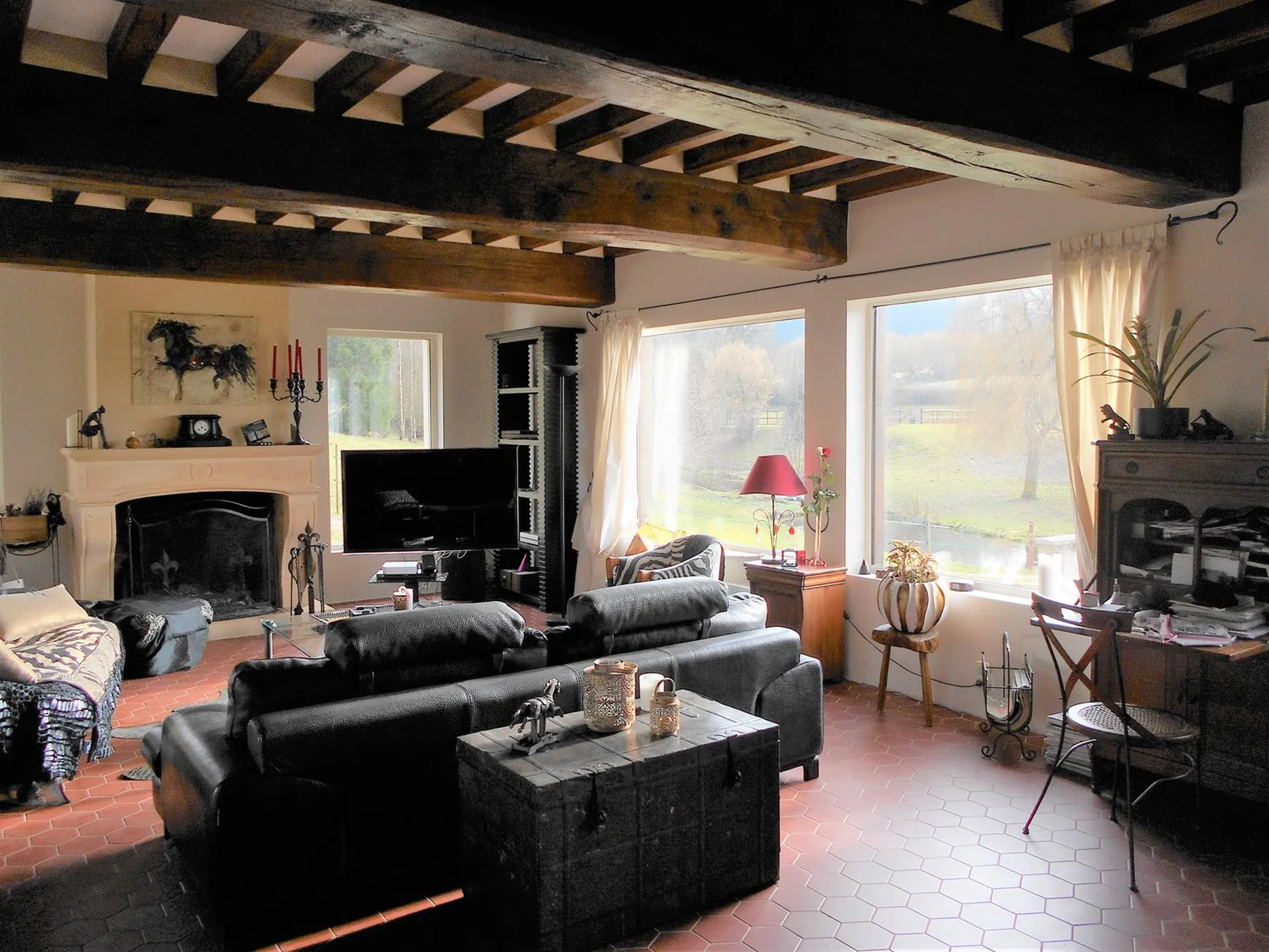 Propriété à vendre avec rivière, ruisseau ou étang dans le calvados, en Pays d'Auge, immobilier