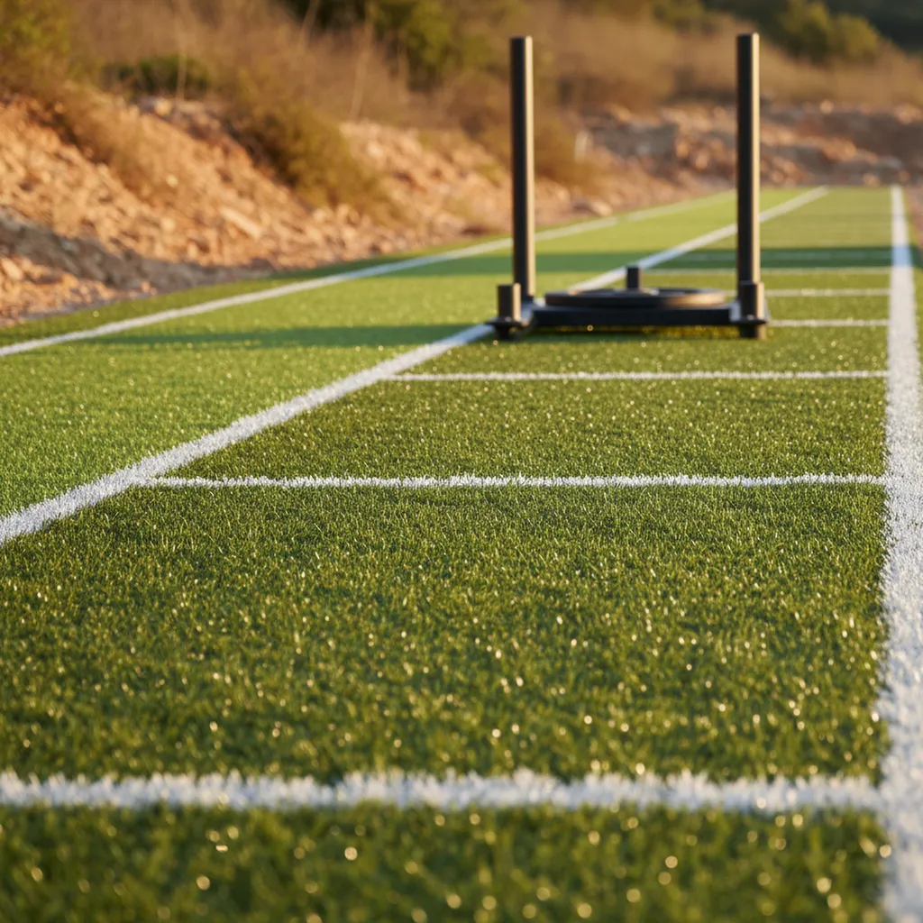 Installation gazon pour crossfit et slef à Toulon et proche de Cannes : pistes de sprint ou d'entraînement intensif