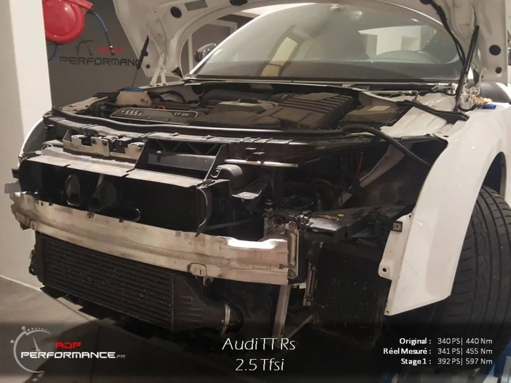 Reprogrammation moteur Audi TT Rs
