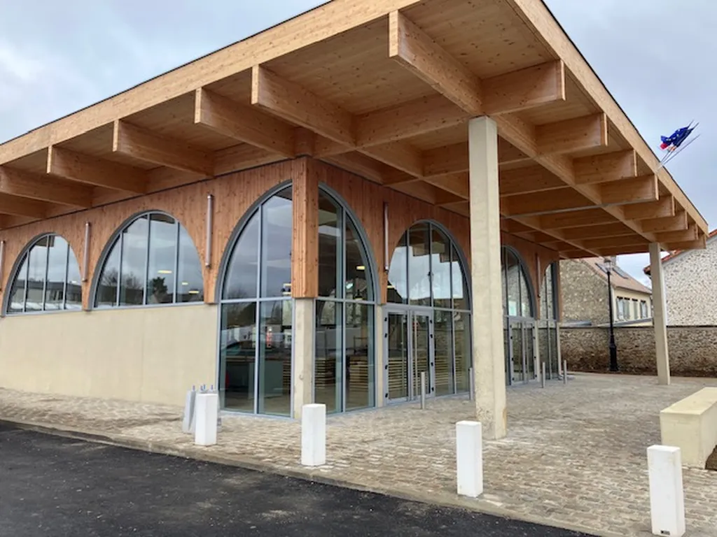 Un projet architectural d'envergure pour la halle du marché de la ville de Bois D'Arcy en Yvelines