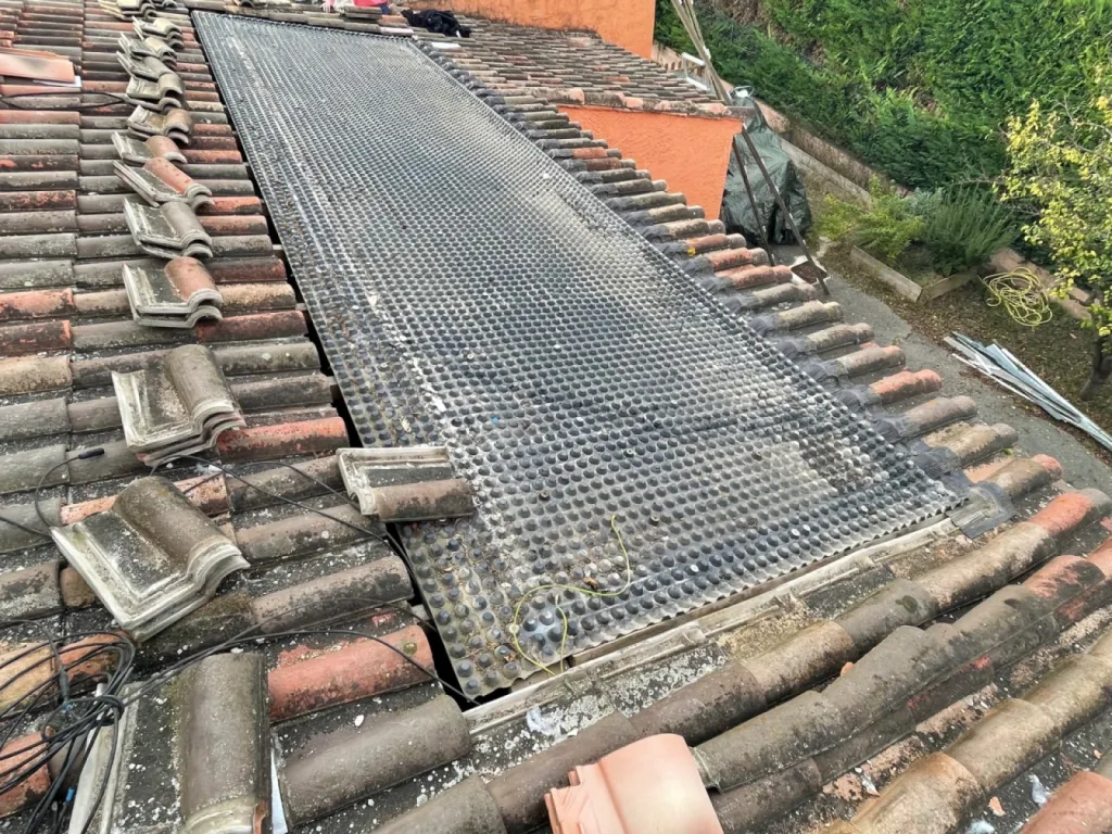 Réfection d’une toiture avec isolation sur Martigues