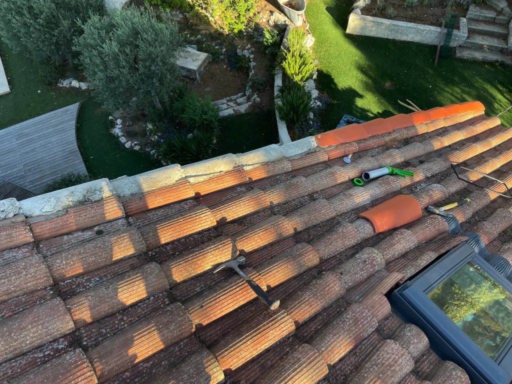 Réparation d’une toiture de Maison sur Martigues 13500