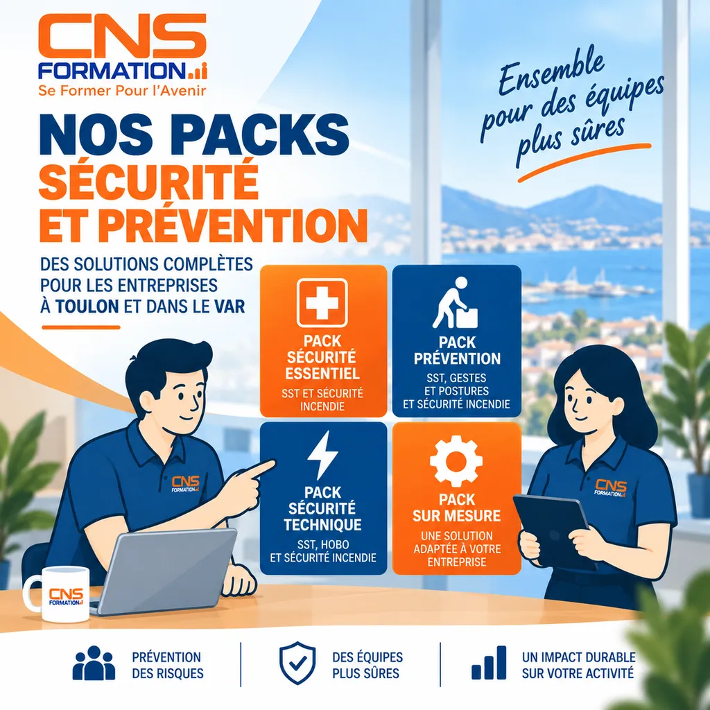 Packs sécurité et prévention pour entreprises à Toulon dans le Var