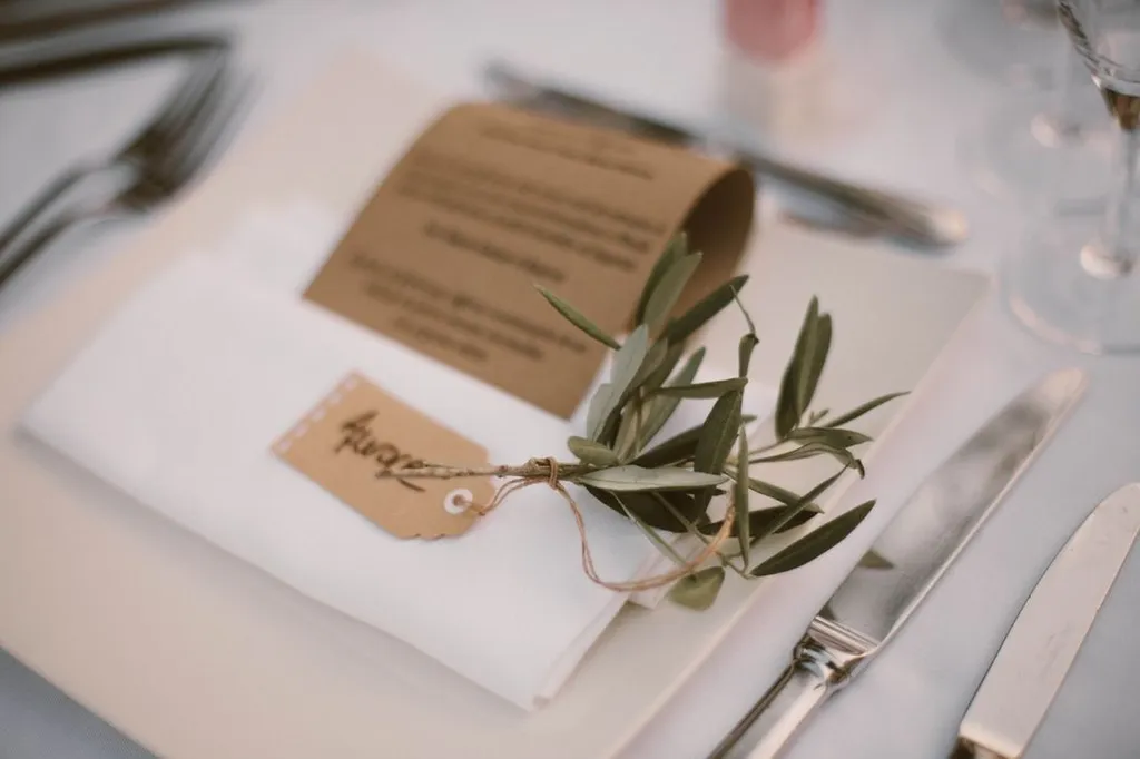 décoration de teble pour mariage en Provence