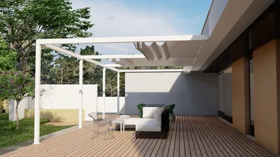 Vente et Installation de pergola à toile rétractable à Saint-Cézaire 06
