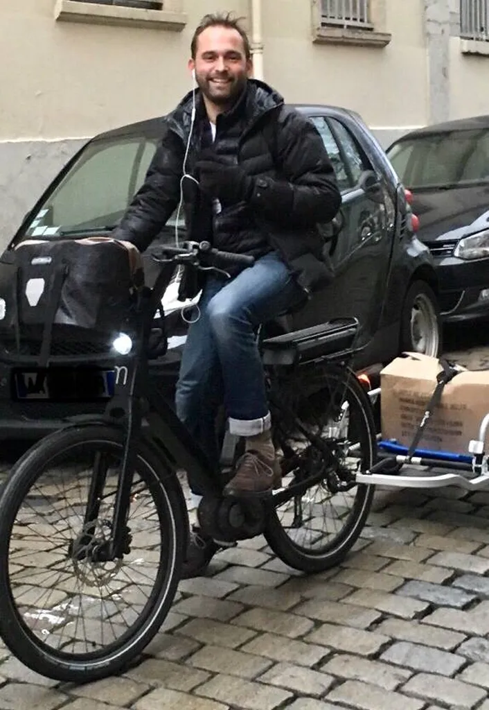 Vélo cargo Livr’Express® dans le Vieux Lyon