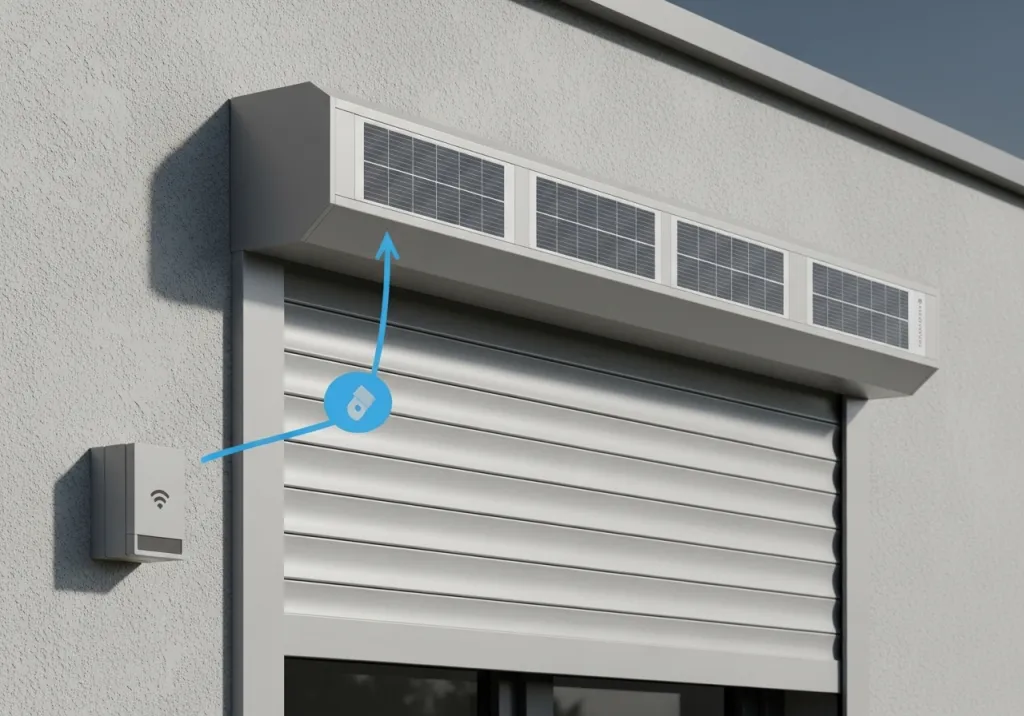 Volets roulants solaires avec capteurs autonomes et installation sans électricité à Balaruc-les-Bains dans l’Hérault 34540