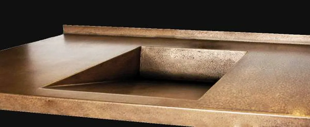 ÉVIER -MÉTAL DÉCO BRONZE TERRE DU MONDE