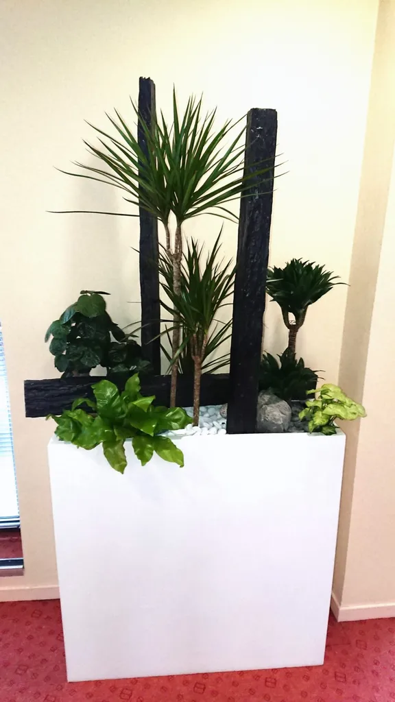 Jardinière et plantes Lyon Fiducial