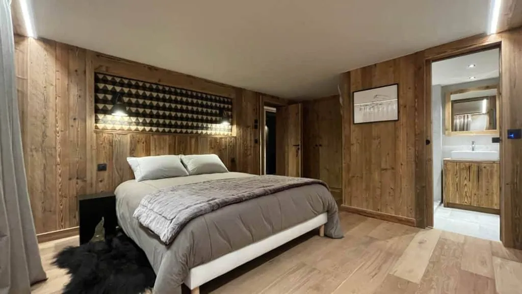 Réalisation de rideaux sur-mesure pour chalet de montagne à Megève