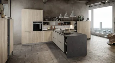 Faire installer une cuisine contemporaine avec îlot central à Cassis dans les Bouches du Rhône