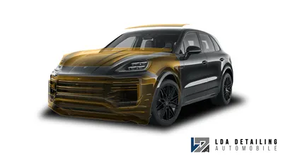 Protection PPF avant Porsche Cayenne pour préserver peinture carrosserie et finition d’origine avec film XPEL haute résistance
