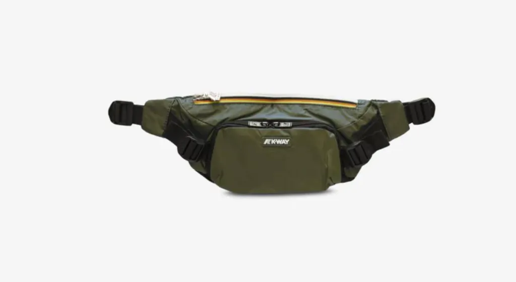 sac banane Fericy S de K-Way Green Blackish à Dieppe