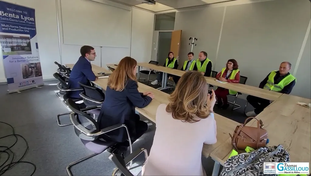 Benta Lyon reçoit Monsieur le Député du Rhône, Thomas Gassilloud