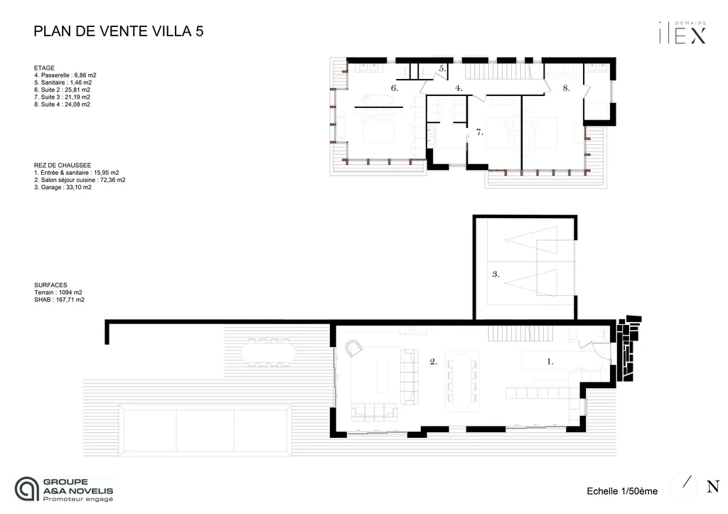 Vente terrain à bâtir avec projet de construction Cassis plein centre bénéficiant d'une vue sur les vignes et le Cap Canaille