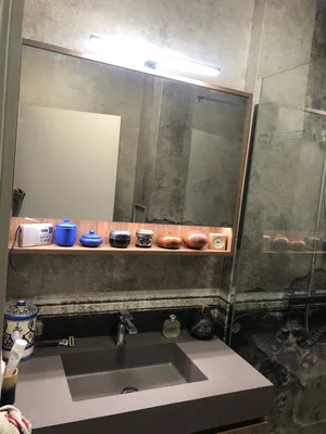 armoire de toilette avec niche led