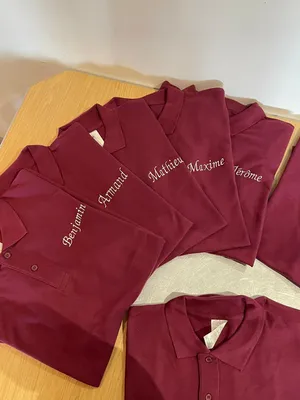 broderie sur teeshirt pour evg à bordeaux 