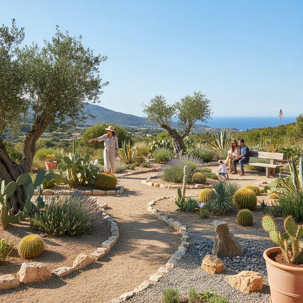Conception de jardin sec méditerranéen à Toulon près de Six-Fours-les-Plages : Composition durable sans arrosage avec graviers et plantes xérophiles