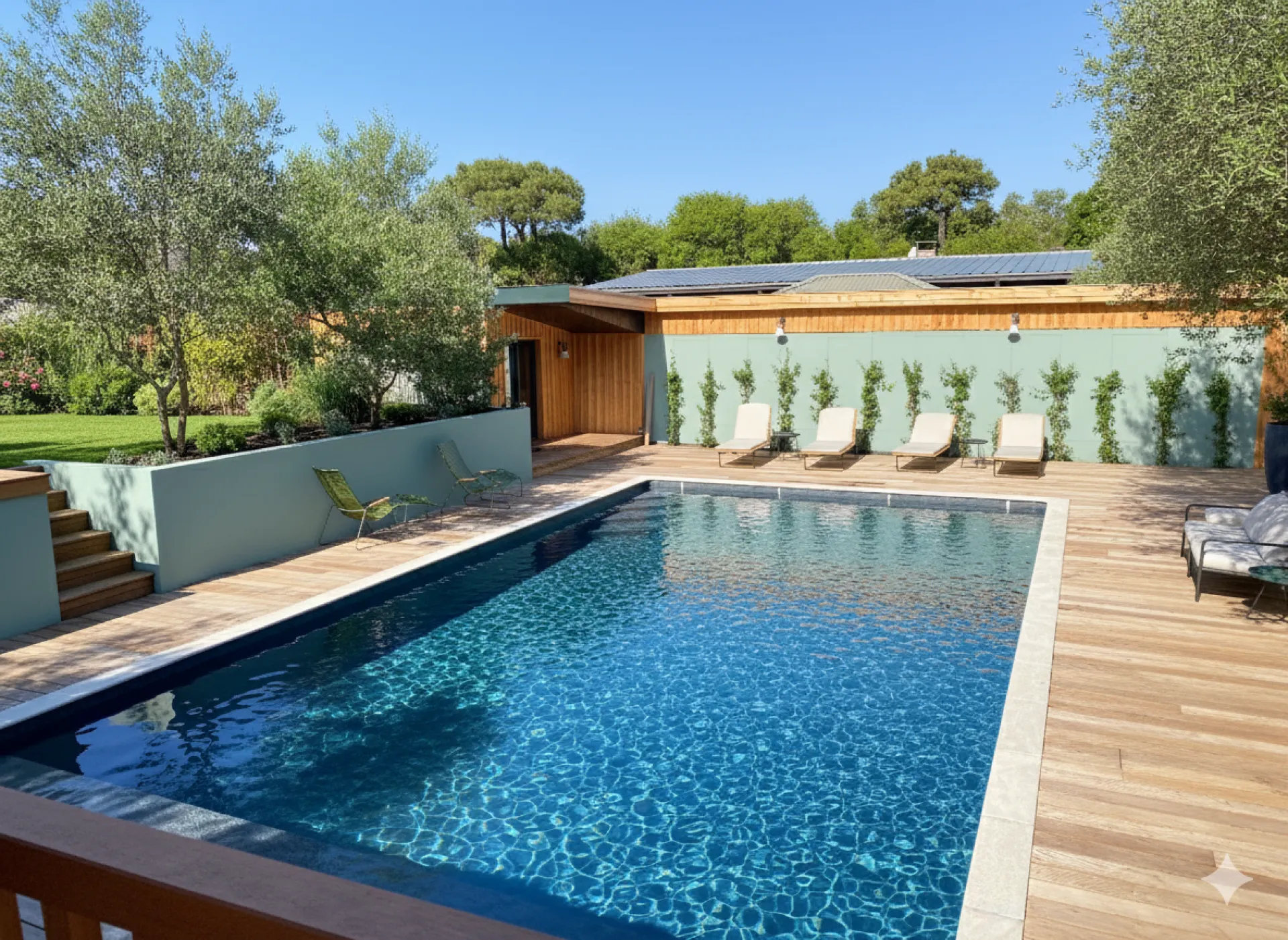 construction de piscine traditionnelle et sur mesure à Bruges