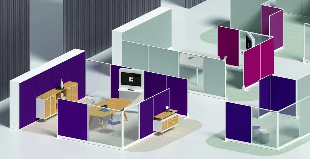 Kubick cloisons - Bralco : Séparations élégantes et modulaires à Nîmes