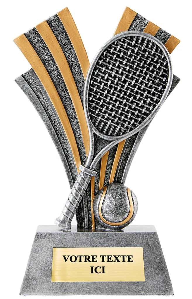 SILHOUETTE TENNIS en résine - HAUTEUR 22 CM