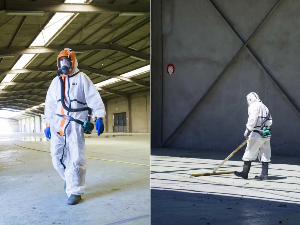 photographe chantier BTP EPI amiante