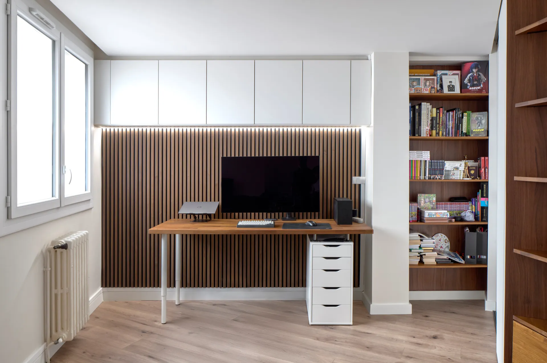 Architecte d’intérieur à Toulouse pour la rénovation d'appartements minimalistes avec isolation écologique et mobilier sur-mesure en bois massif