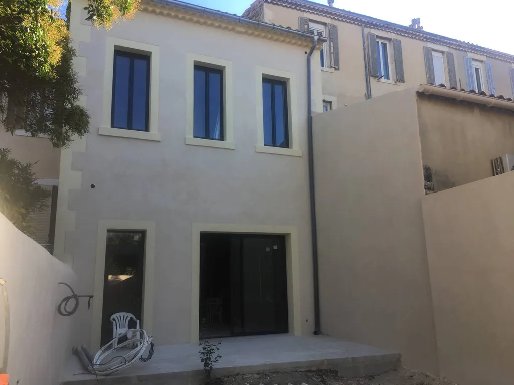 Rénovation complète d'une maison de ville à Salon de Provence - Rénovation des enduits