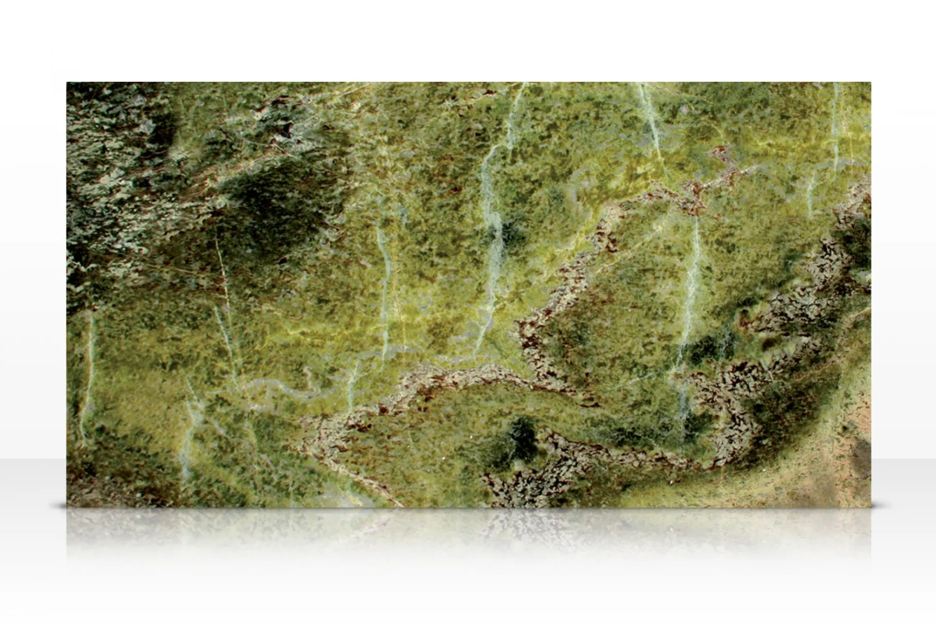 Tranche Irish Green marbre vert